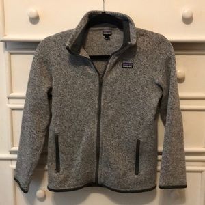Patagonia better sweater kids size large gray